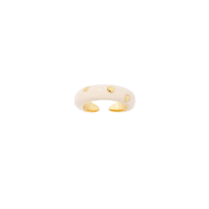 Bague Caftan Moon Cloutée Aurélie Bidermann