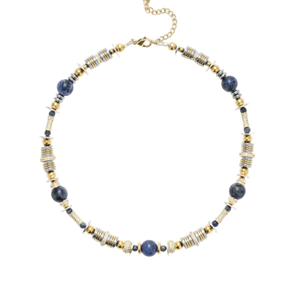 Collier NEW Nefertiti Blue
